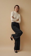 Linen Wide Leg Trouser