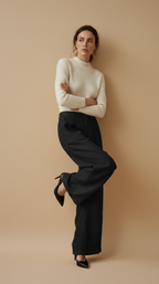 Linen Wide Leg Trouser