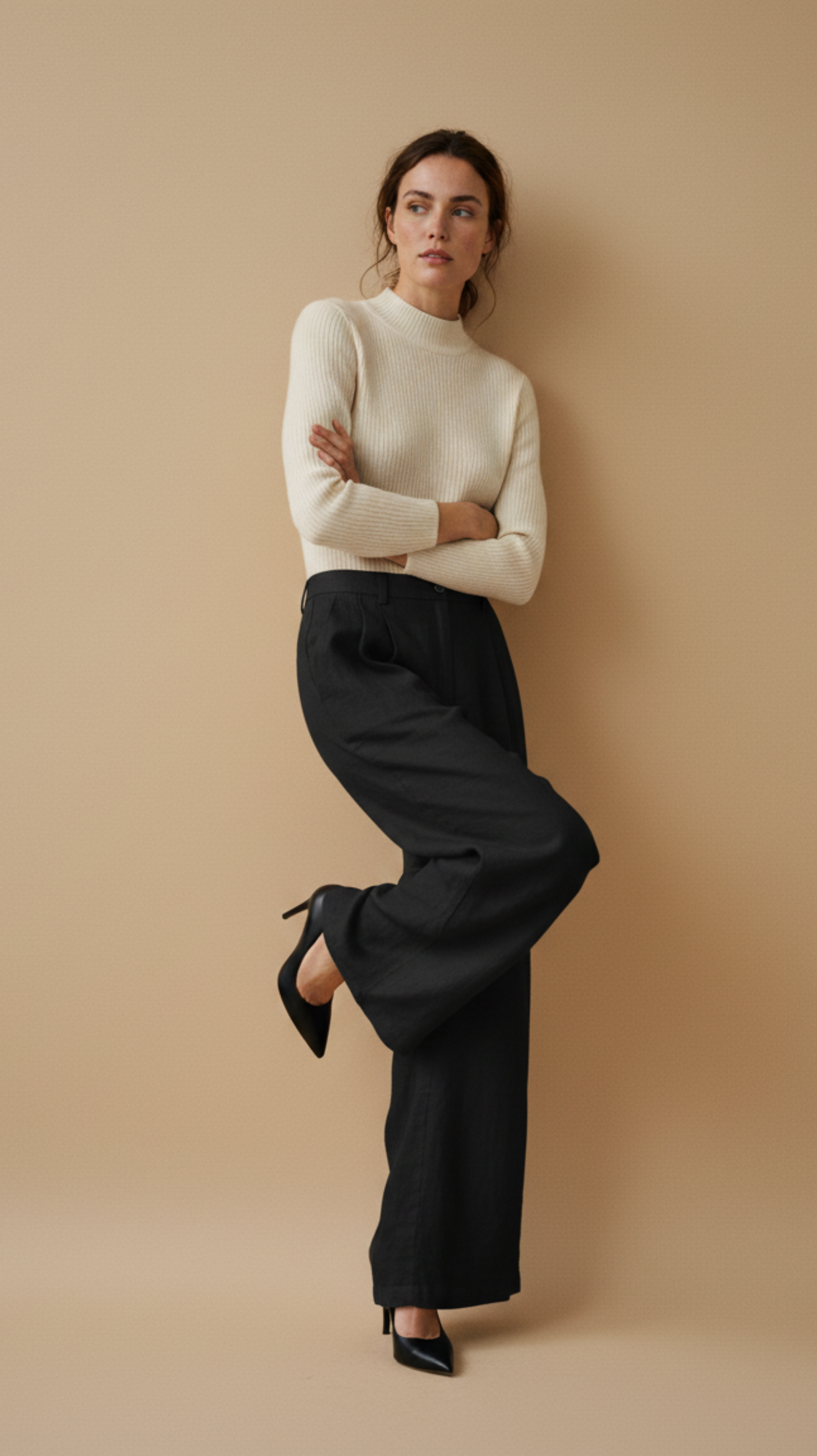 Linen Wide Leg Trouser