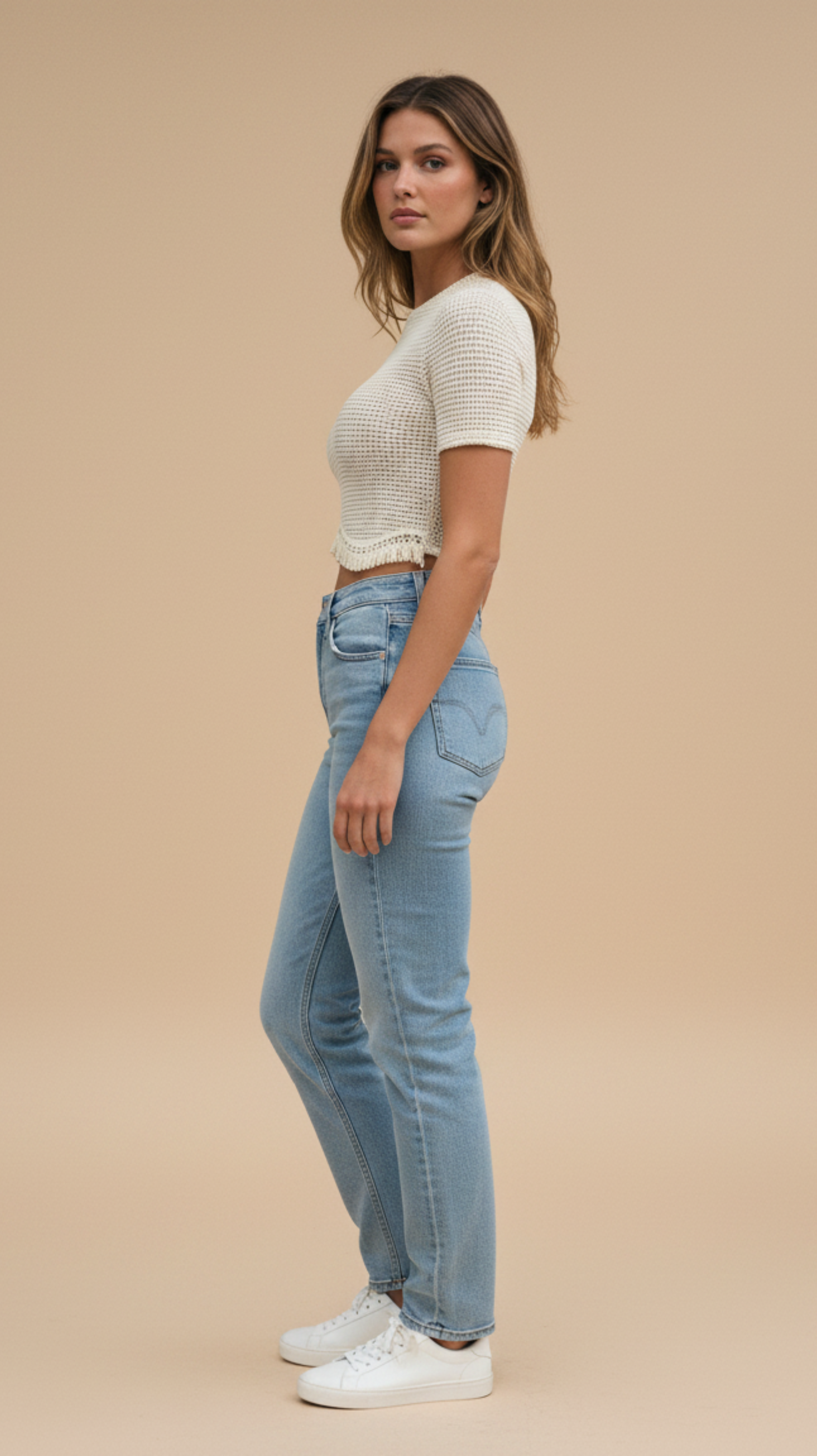 Santorini Knit Crop Top