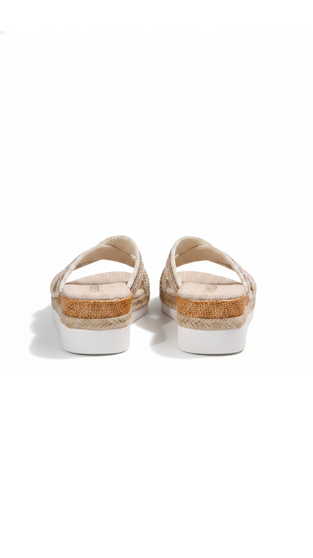 Coastal Sequin Wedge Slide