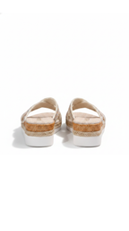 Coastal Sequin Wedge Slide