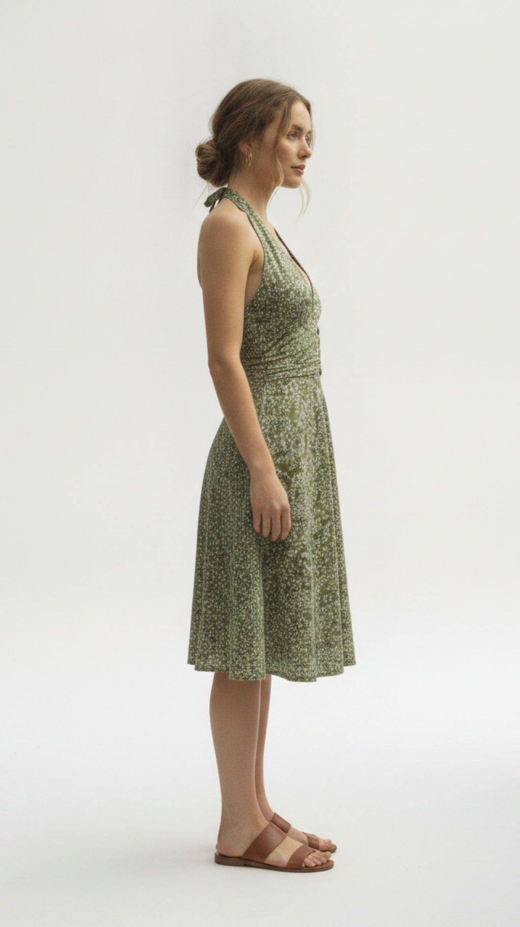 Sage Meadow Halter Midi