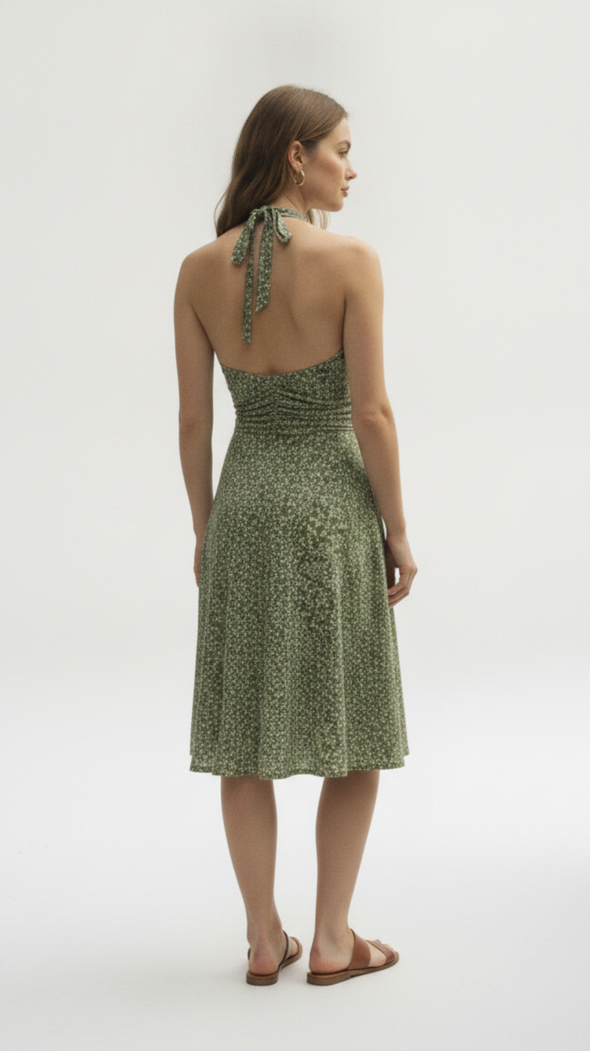 Sage Meadow Halter Midi