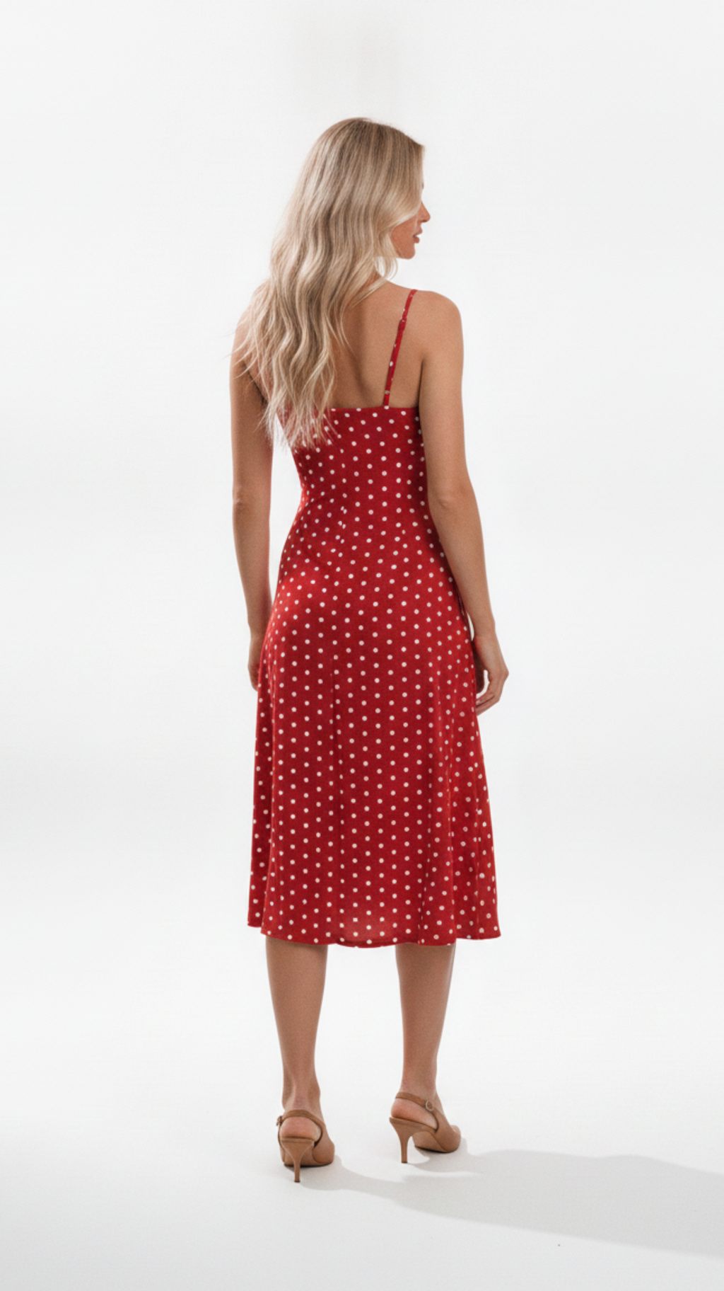 Brooklyn Cherry Slip Midi