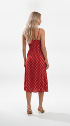 Brooklyn Cherry Slip Midi