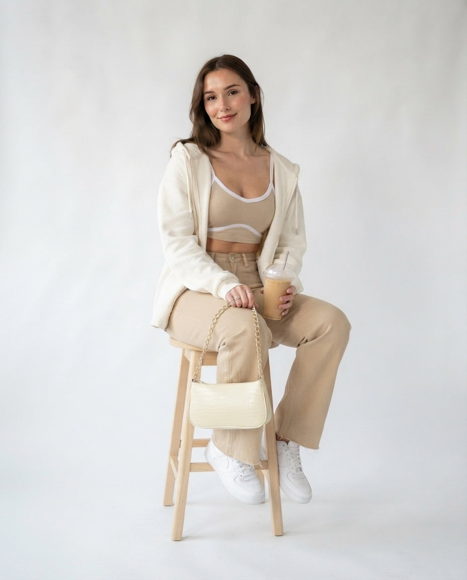 High Rise Wide Leg Trousers