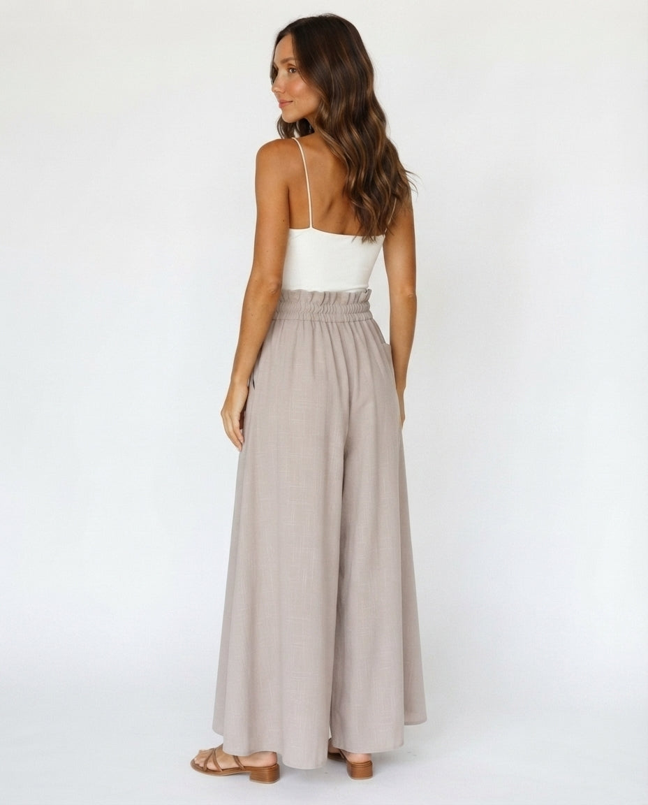 High Waist Wide Leg Lounge Pants