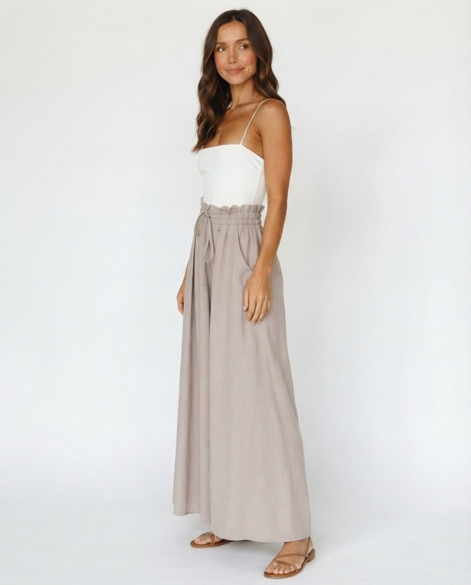 High Waist Wide Leg Lounge Pants