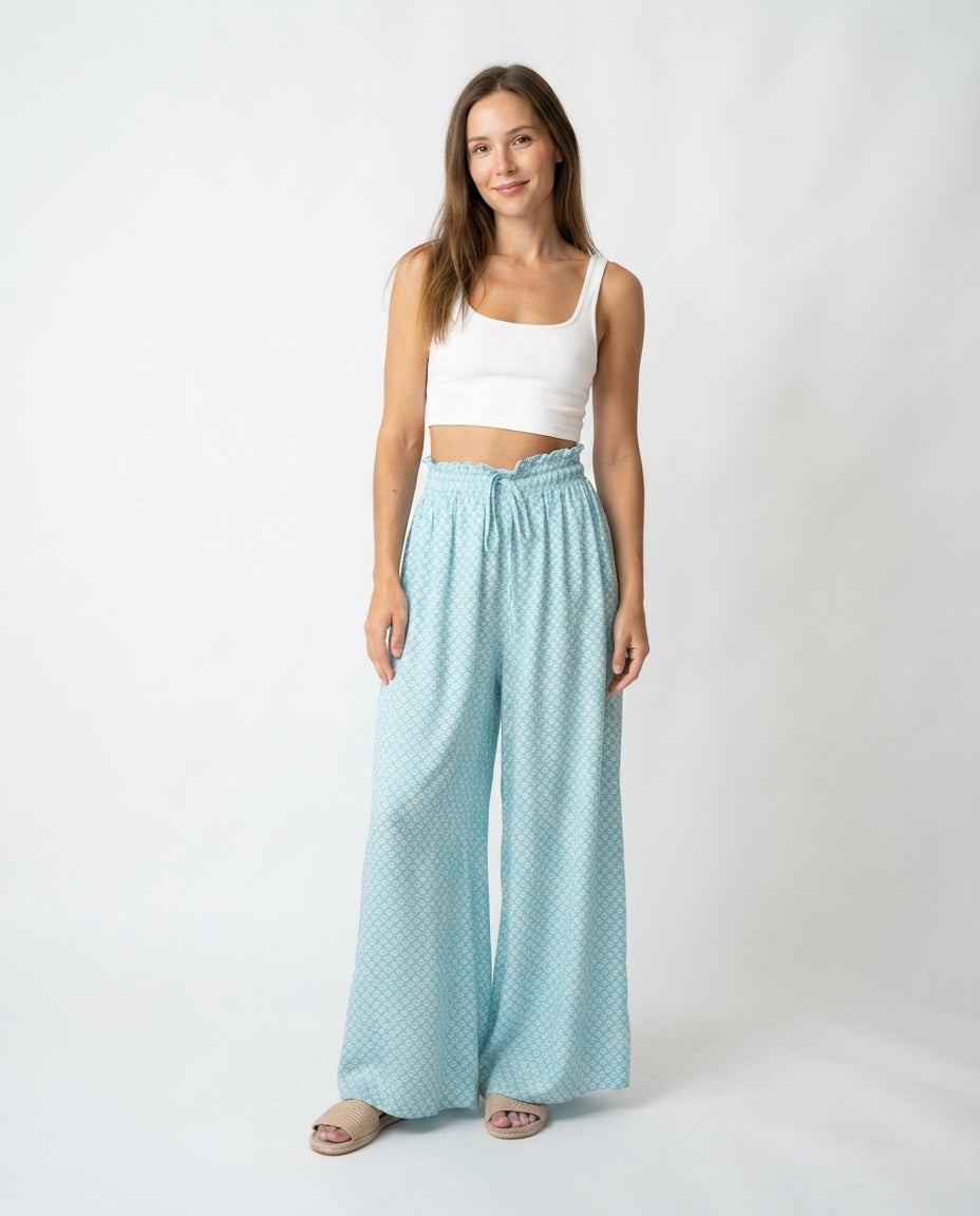 High Waist Wide Leg Lounge Pants
