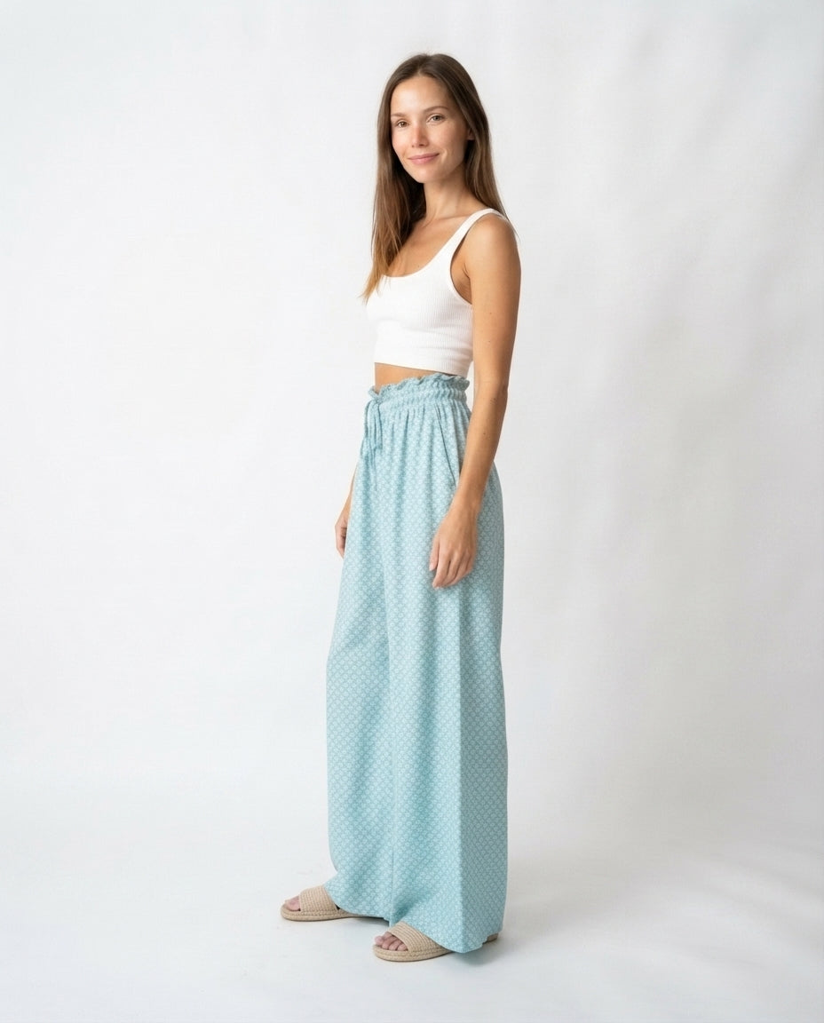 High Waist Wide Leg Lounge Pants