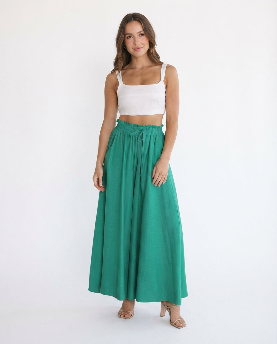 High Waist Wide Leg Lounge Pants