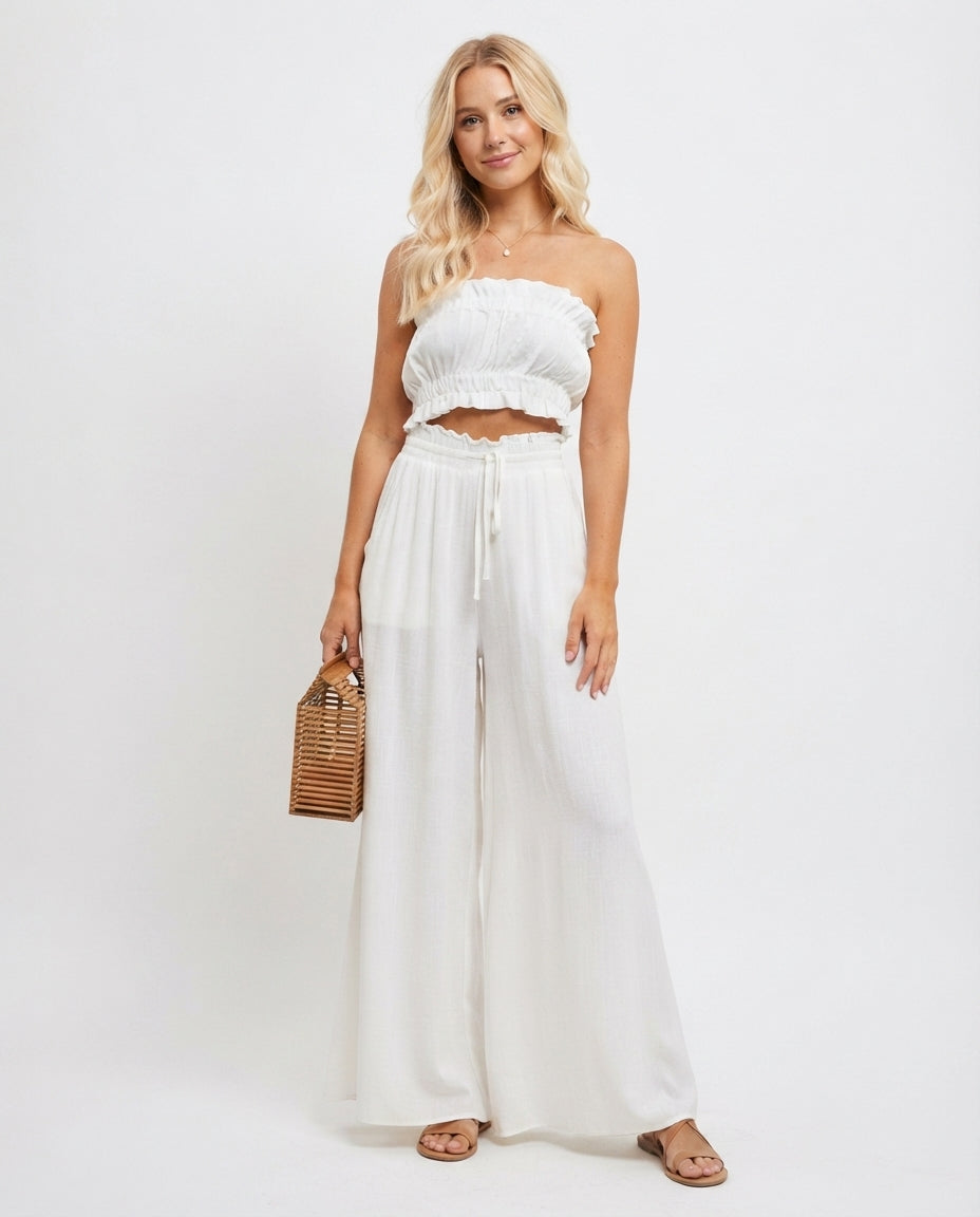 High Waist Wide Leg Lounge Pants