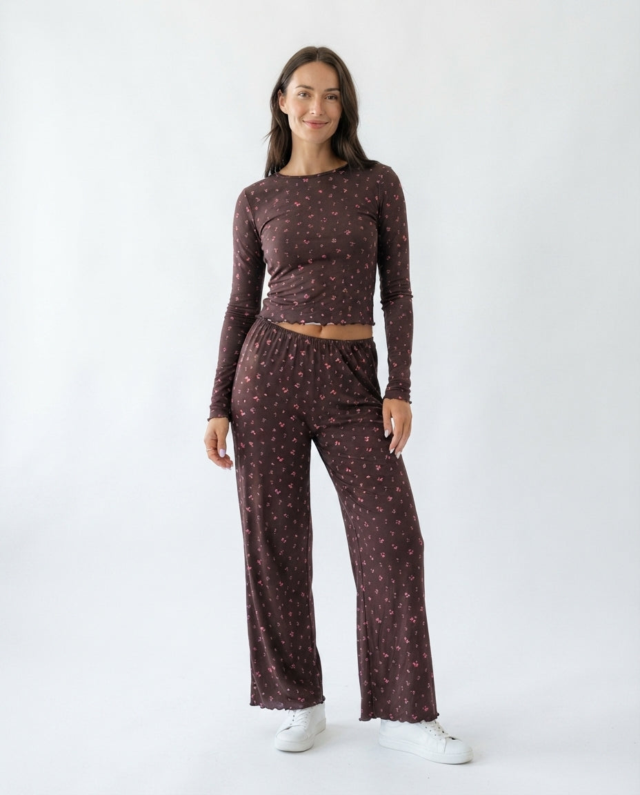 Square Neck Lounge Set