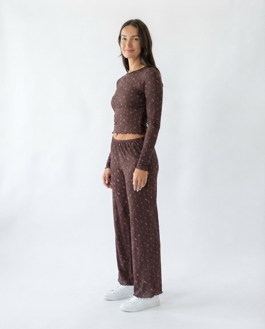 Square Neck Lounge Set