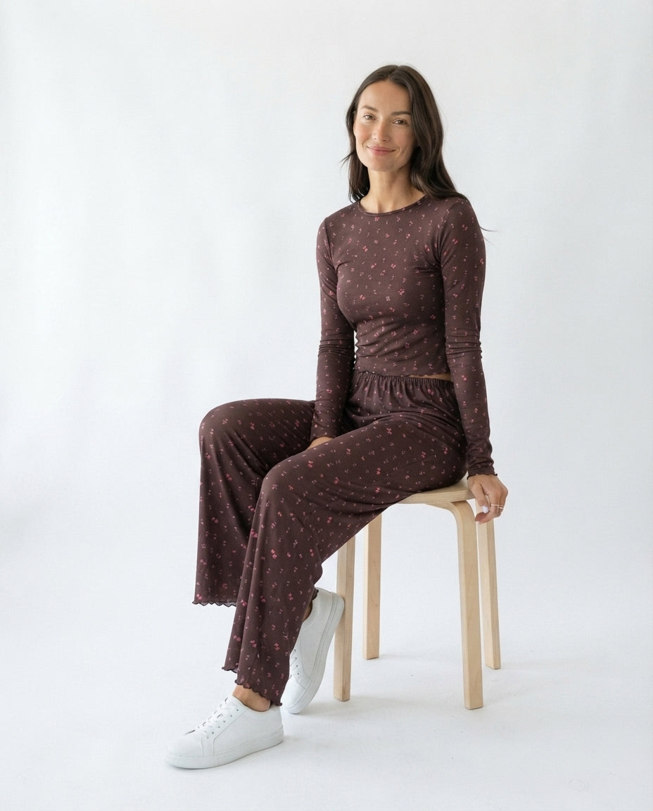 Square Neck Lounge Set