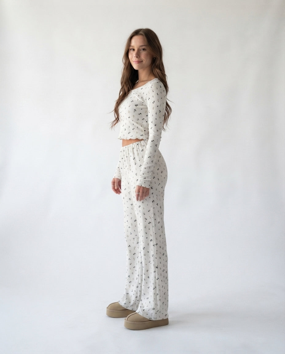 Square Neck Lounge Set