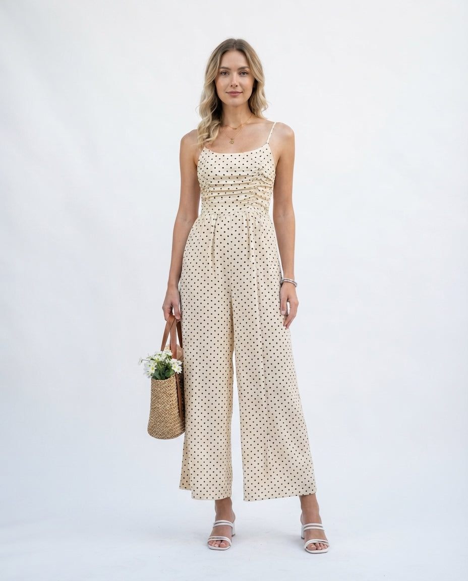 Wide Leg Cami Jumpsuit