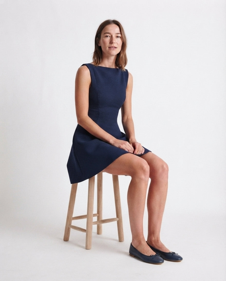 Sleeveless Fit and Flare Mini Dress