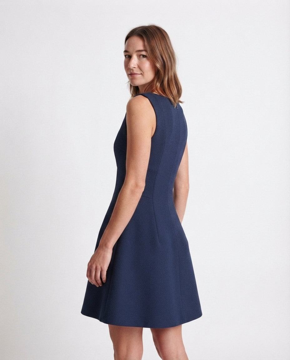 Sleeveless Fit and Flare Mini Dress