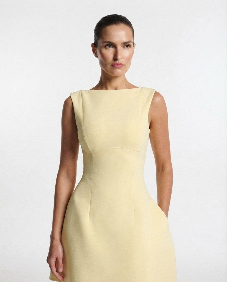 Sleeveless Fit and Flare Mini Dress