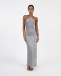 Halter Neck Midi Dress