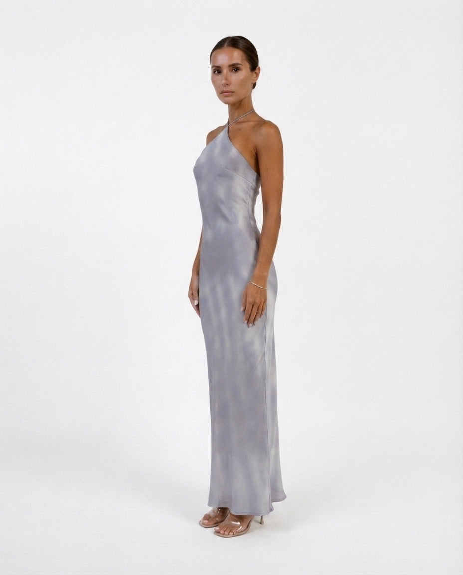 Halter Neck Midi Dress