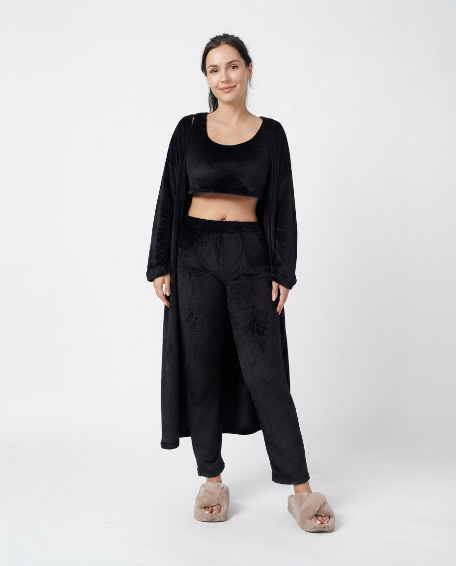 Plush Three Piece Lounge Set