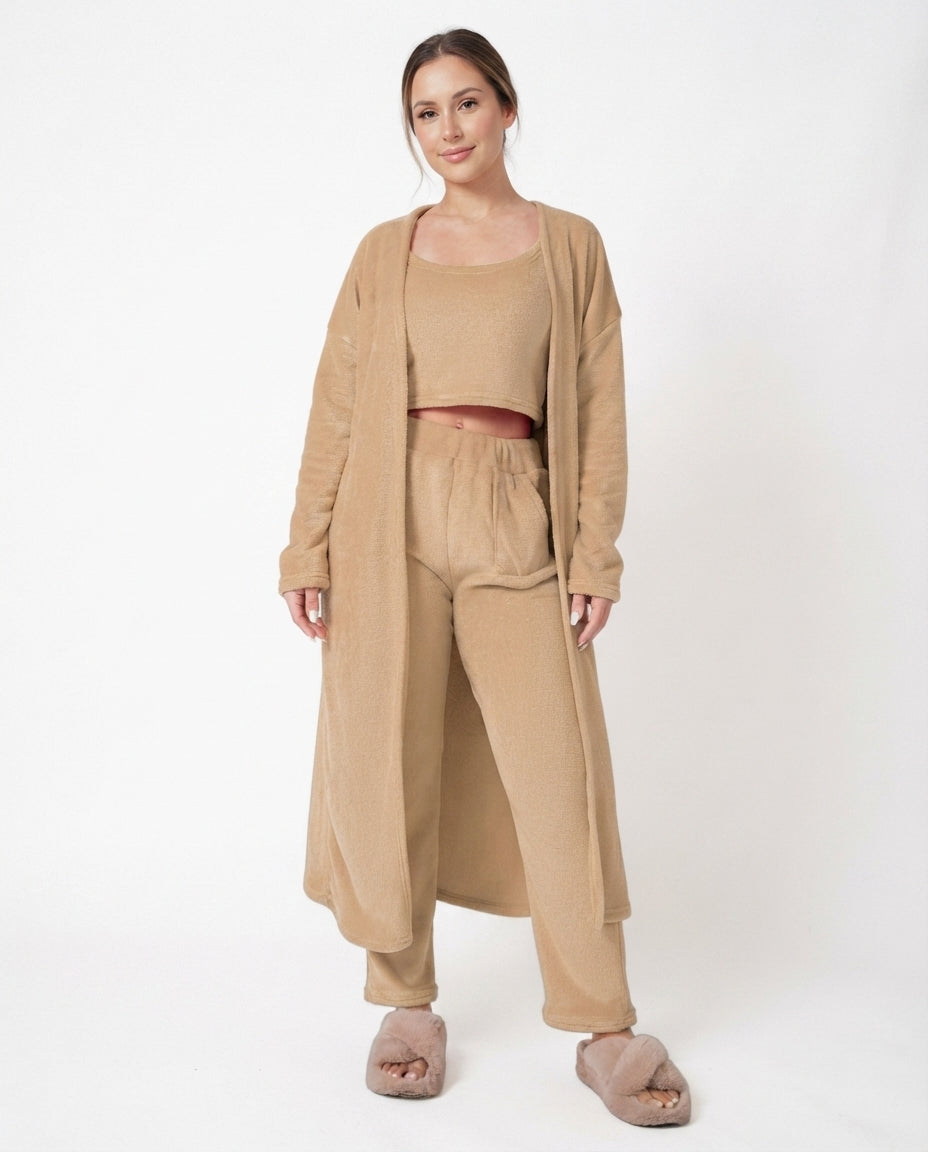 Plush Three Piece Lounge Set