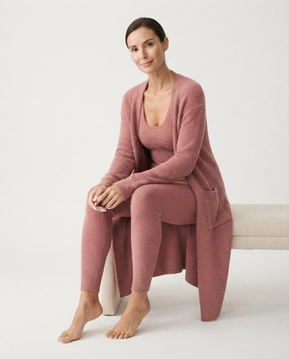 Plush Three Piece Lounge Set