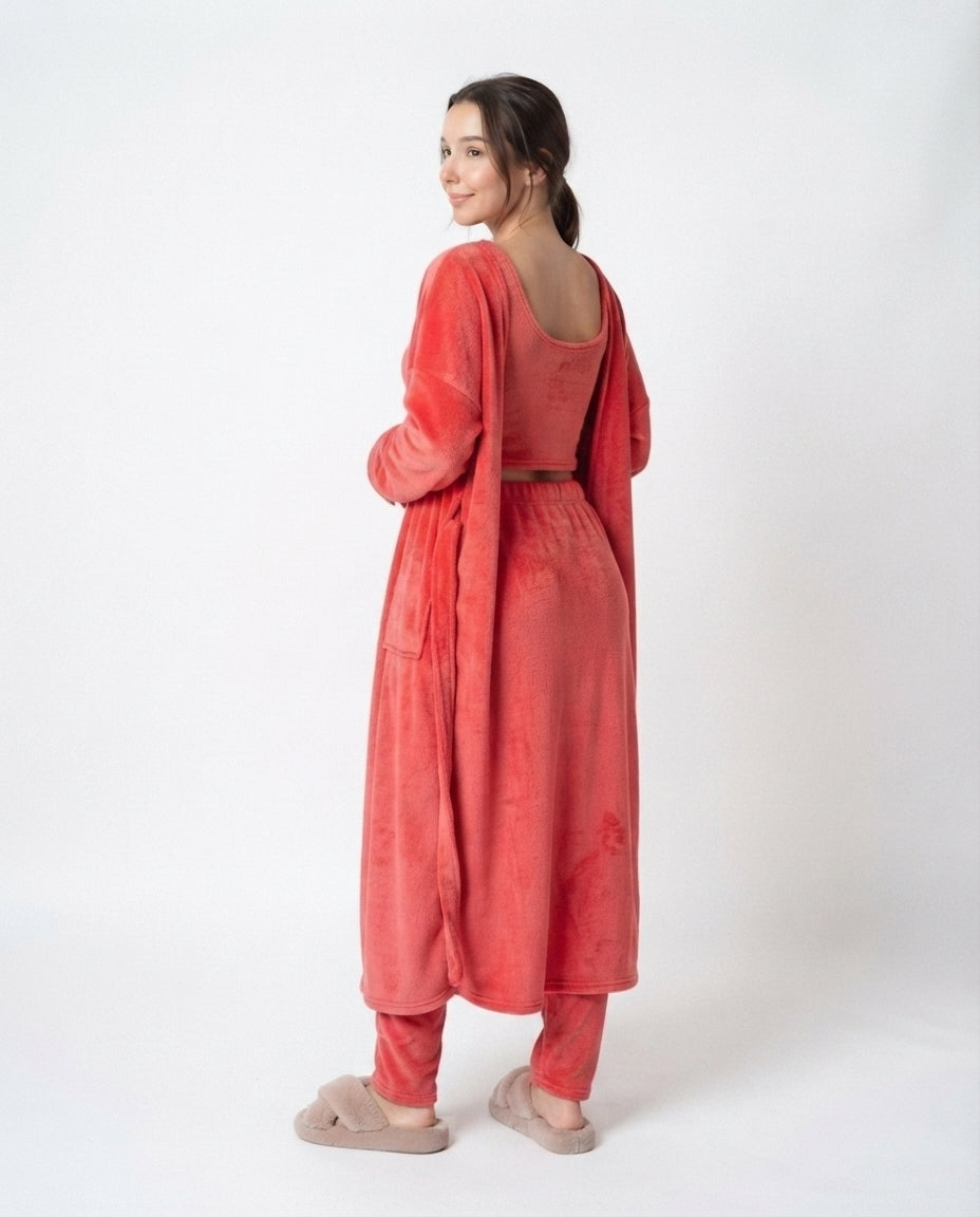 Plush Three Piece Lounge Set