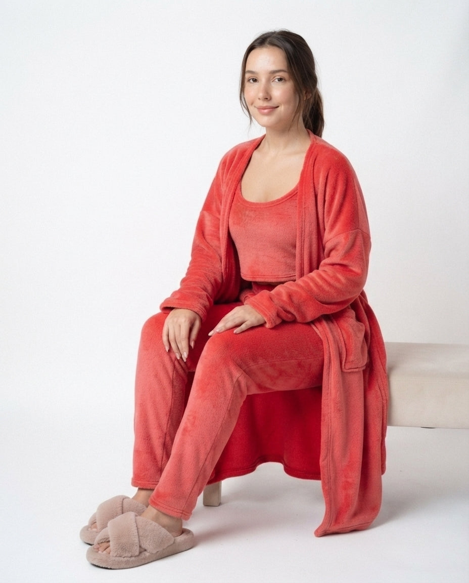 Plush Three Piece Lounge Set