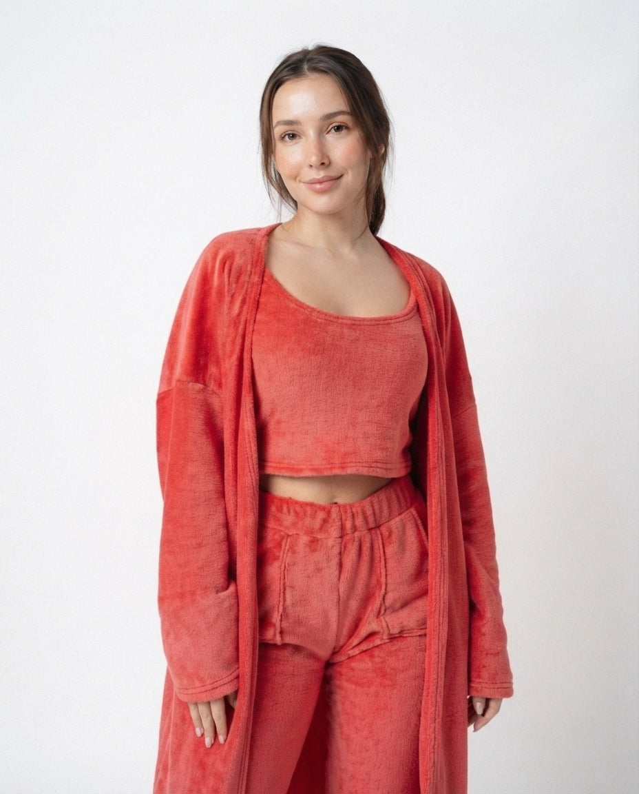 Plush Three Piece Lounge Set