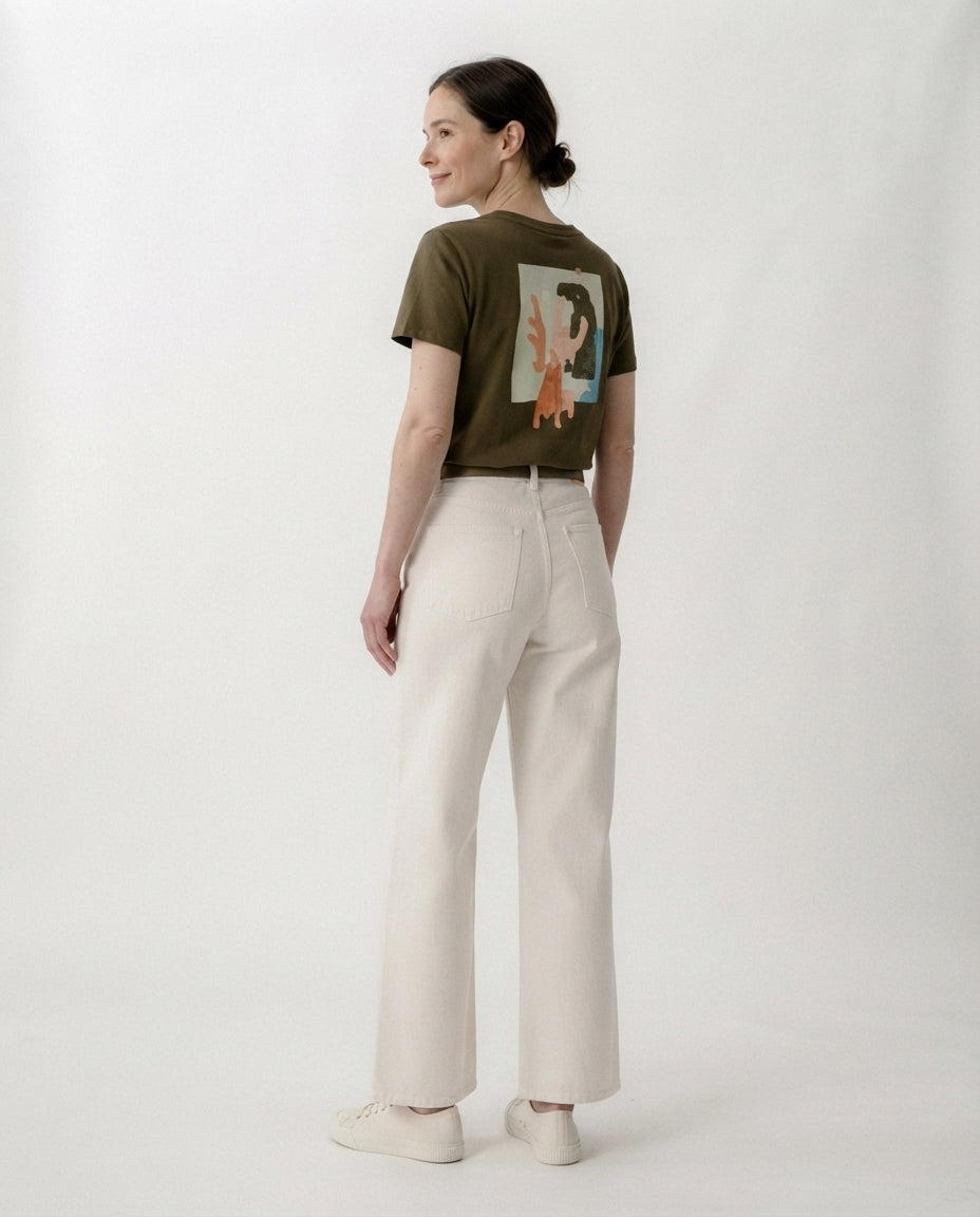 High Rise Wide Leg Denim Jeans