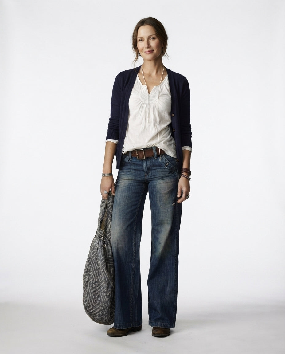 High Rise Wide Leg Jeans