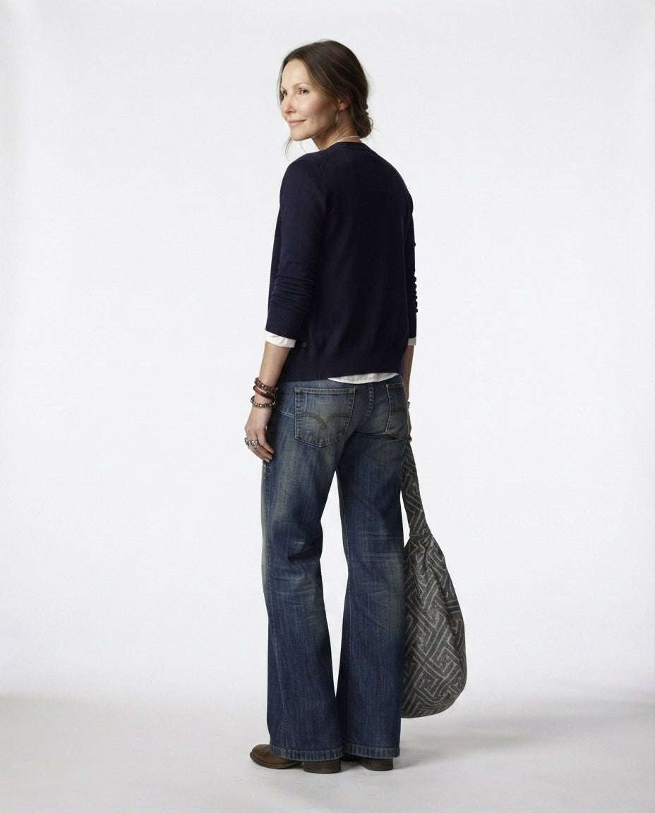High Rise Wide Leg Jeans