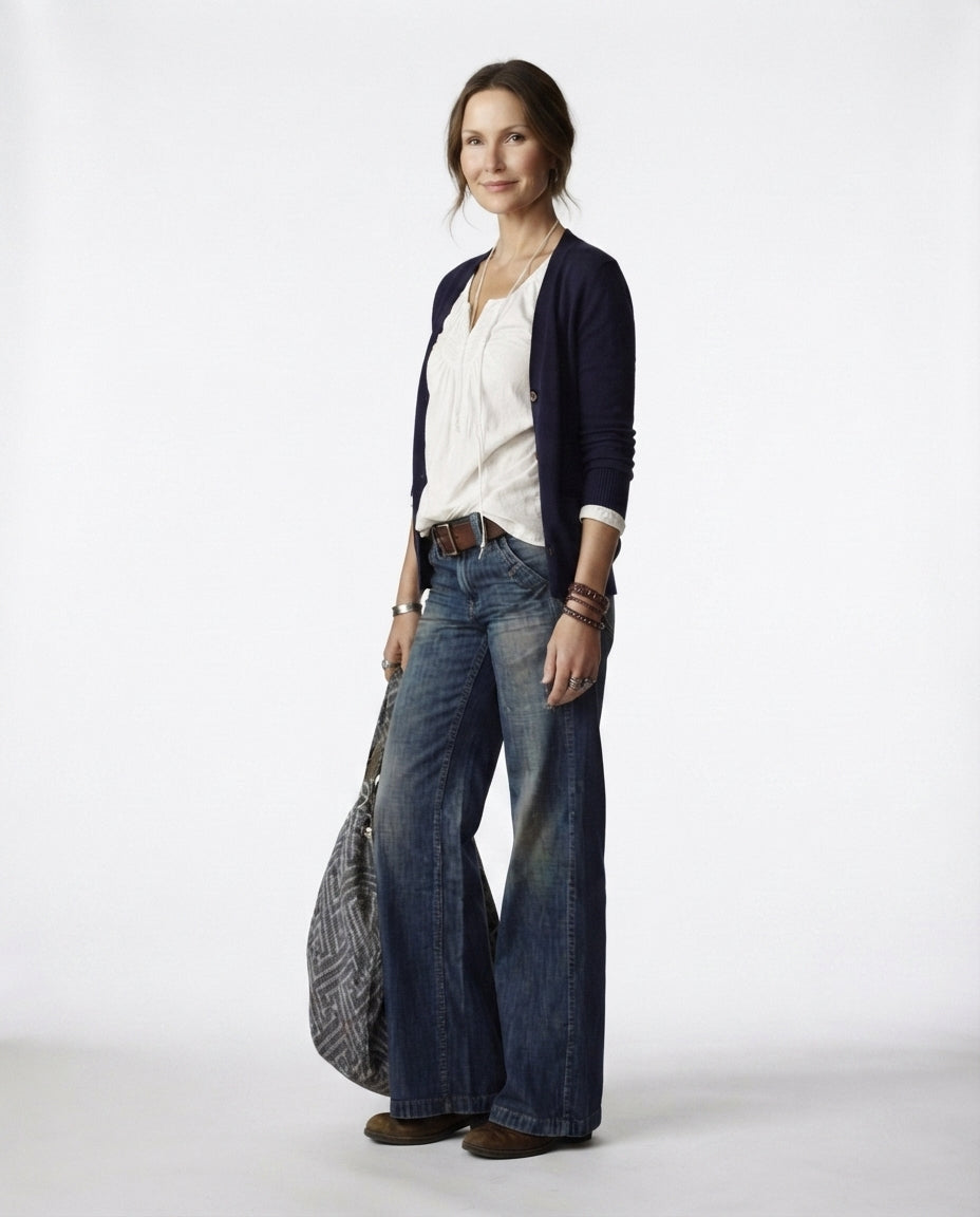 High Rise Wide Leg Jeans