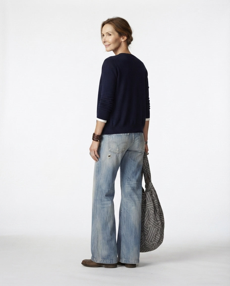 High Rise Wide Leg Jeans