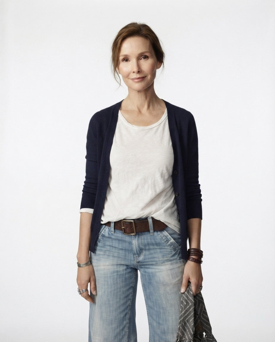 High Rise Wide Leg Jeans