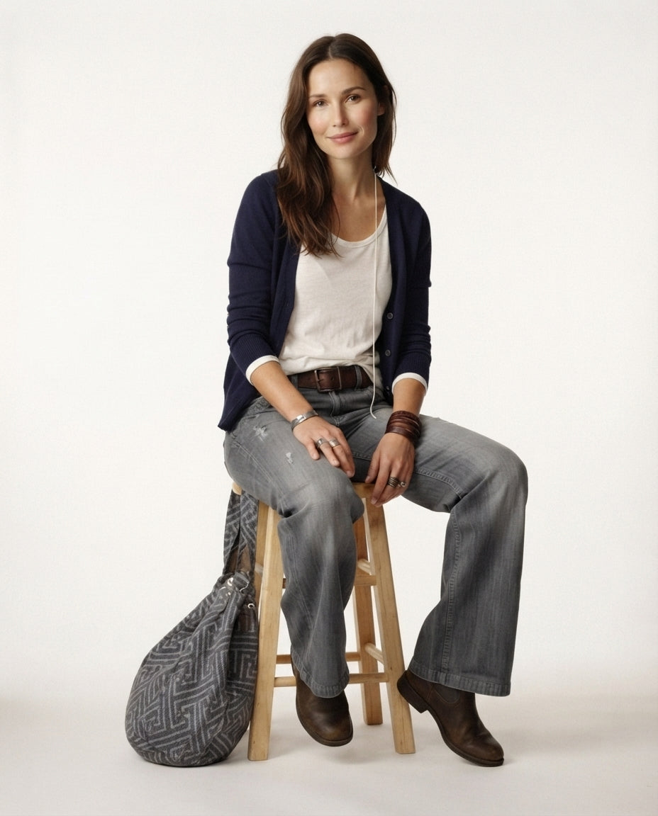 High Rise Wide Leg Jeans