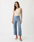 High Waist Button Front Jeans