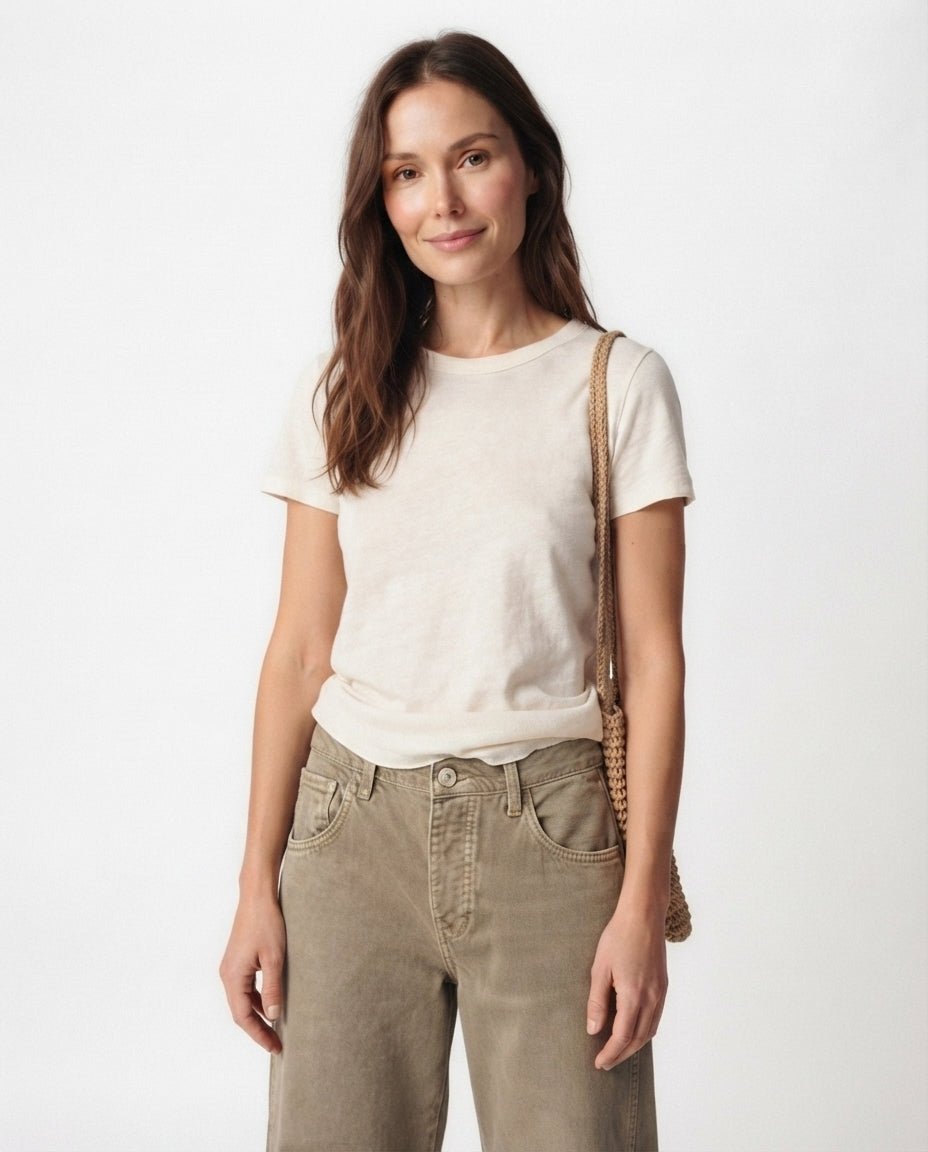 Relaxed Fit Barrel Leg Jeans