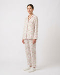 Floral Print Button Down Lounge Set
