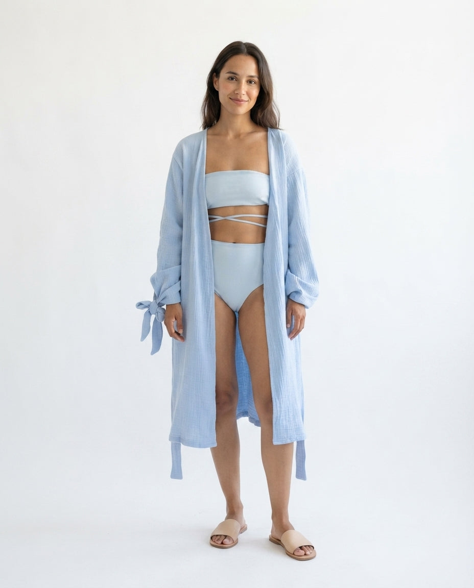 Wrap Front Loungewear Robe
