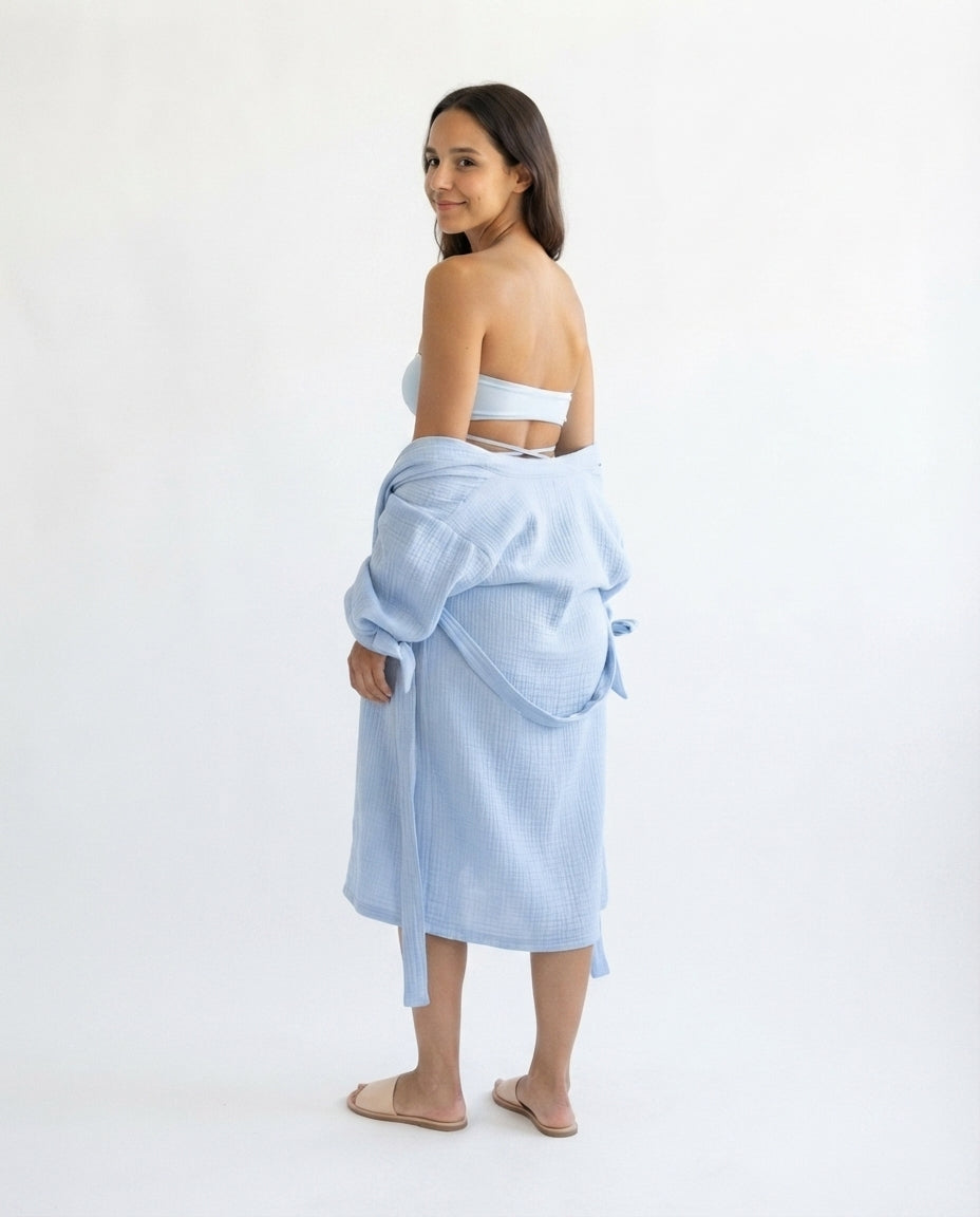 Wrap Front Loungewear Robe