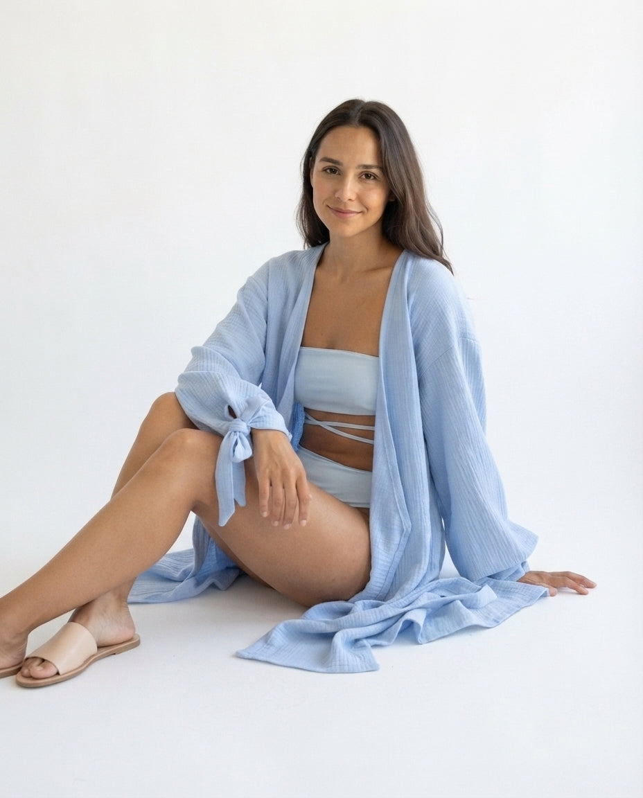 Wrap Front Loungewear Robe