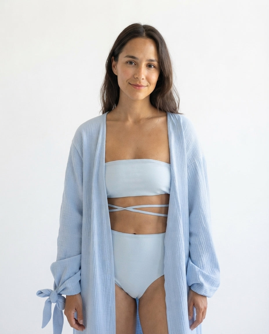 Wrap Front Loungewear Robe