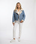 Sherpa Lined Denim Jacket
