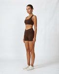 Crossover Waist Active Shorts
