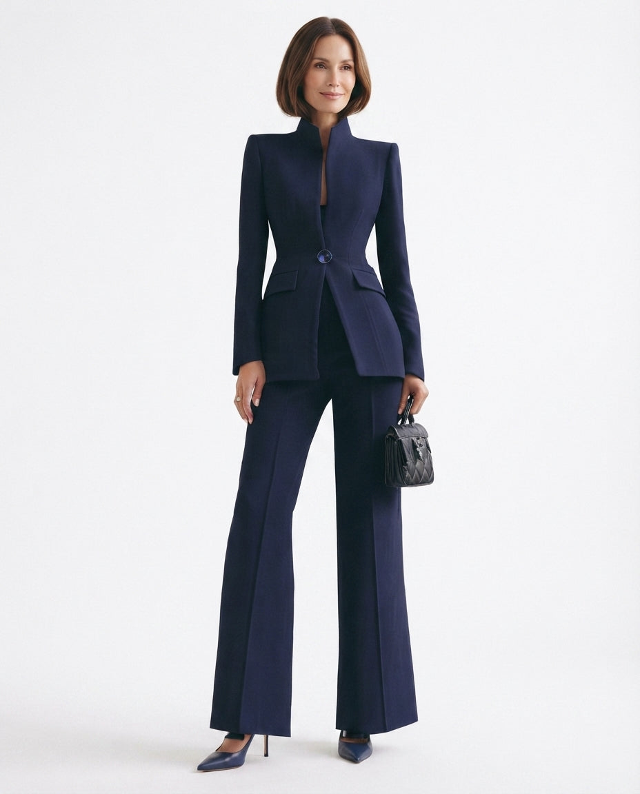 Single Button Trouser Set